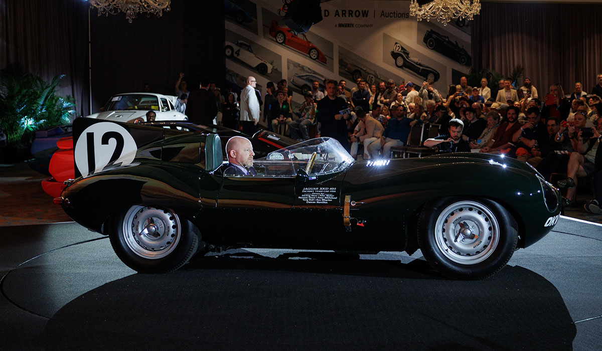 1954 jaguar d type okv 2 works competition